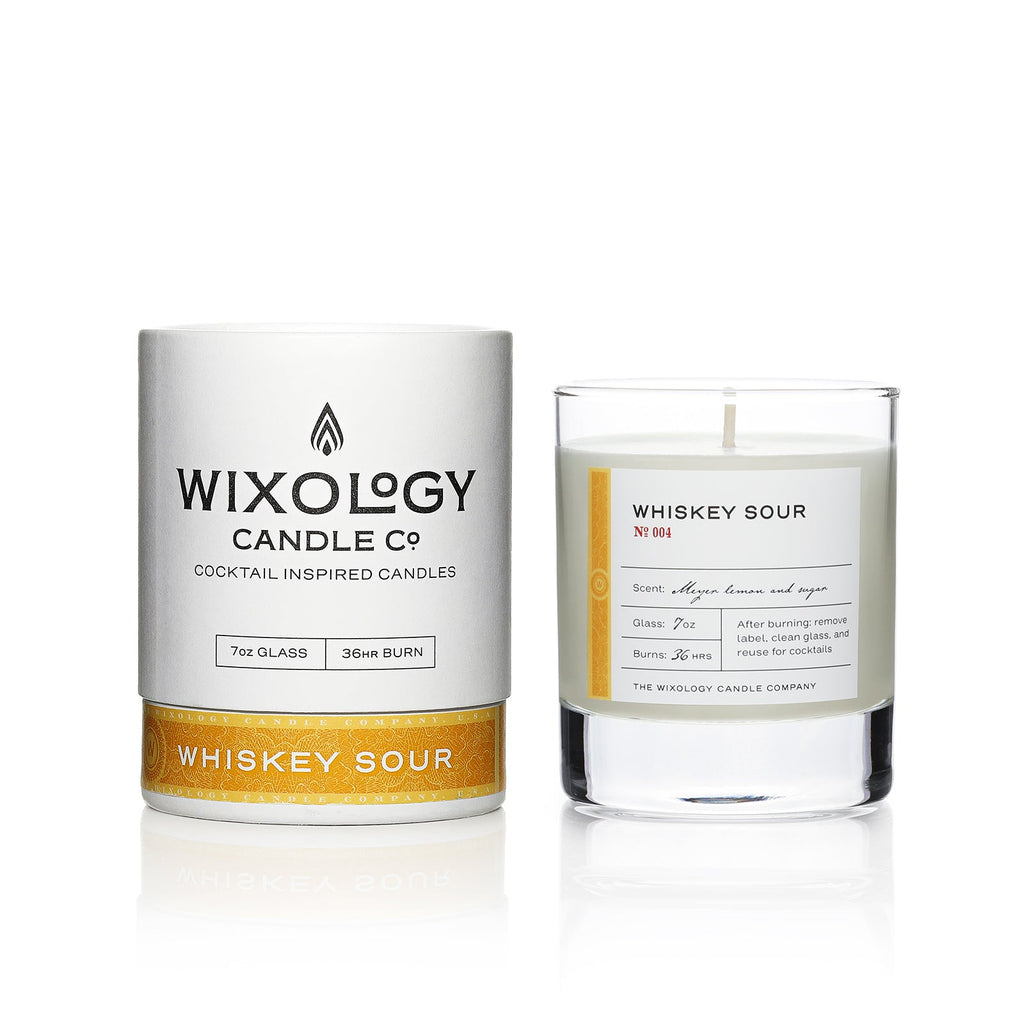 Whiskey Sour Candle (7 oz. glass) - [Cigar Club] - [cigar subscription]