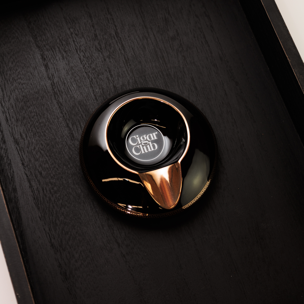 CigarClub Gift Set: Torch Lighter + Porcelain Ashtray