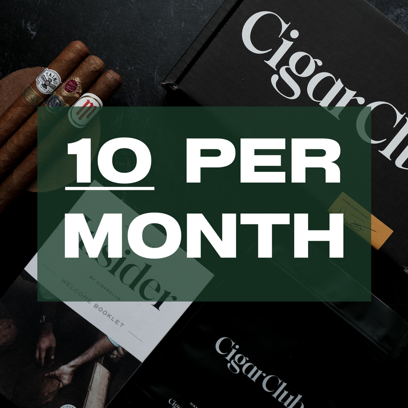 Cigar Subscription Gift - 10 Cigars/Month - [Cigar Club] - [cigar subscription]