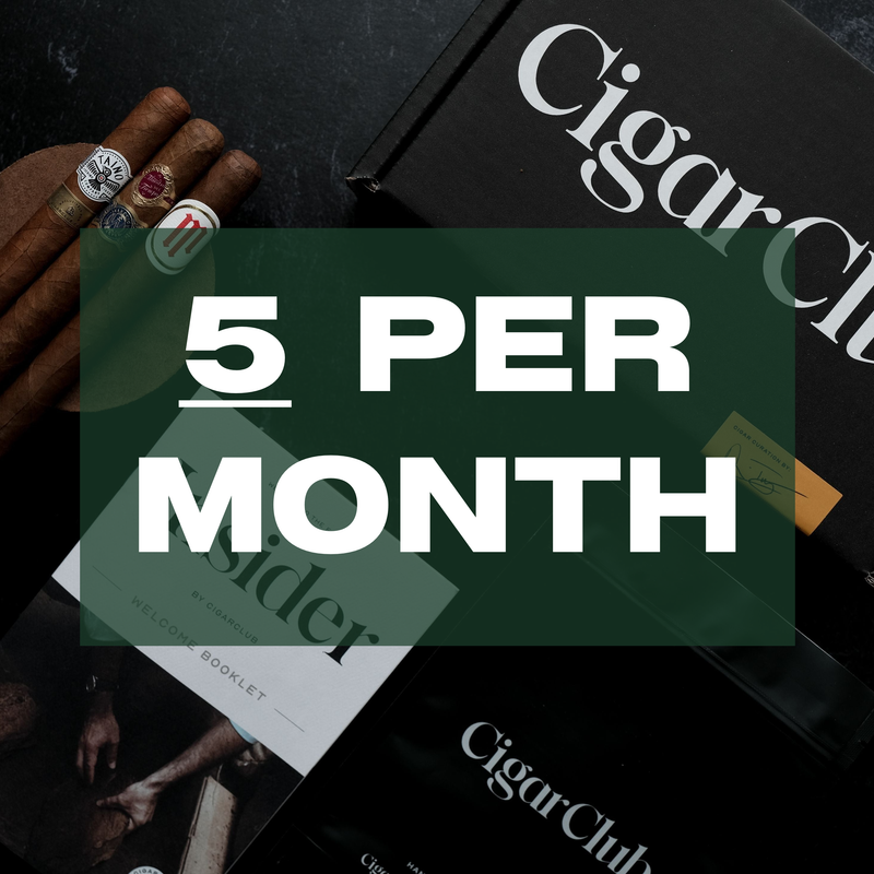 Cigar Subscription Gift - 5 Cigars/Month - [Cigar Club] - [cigar subscription]