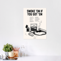 Cigar Art - Smoke 'Em If You Got 'Em - [Cigar Club] - [cigar subscription]