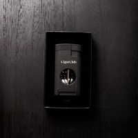CigarClub Triple-Jet Torch Lighter with Built-In V-Cutter - [Cigar Club] - [cigar subscription]