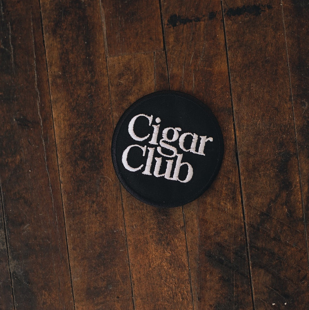 CigarClub Embroidered Patches - [Cigar Club] - [cigar subscription]